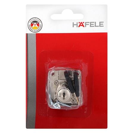 กุญแจล็อกลิ้นชัก HAFELE 482.01.203 สีทองเหลือง_3