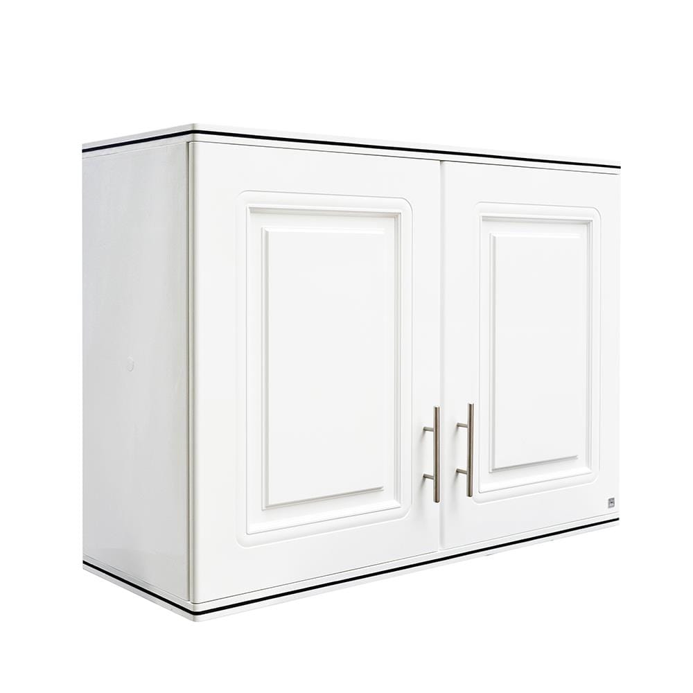 ตู้แขวนบานคู่ ABS KING PLAT-PEARL 90x68 ซม. สีขาว