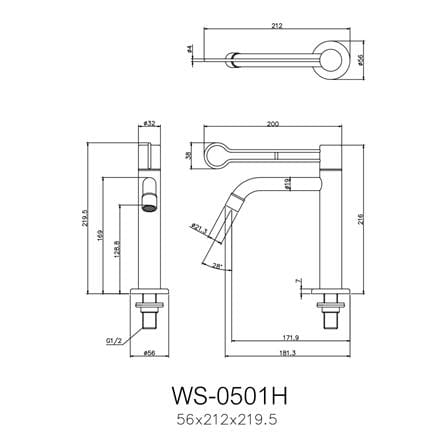 SINGLE BASIN FAUCET WS WS-0501/H_2