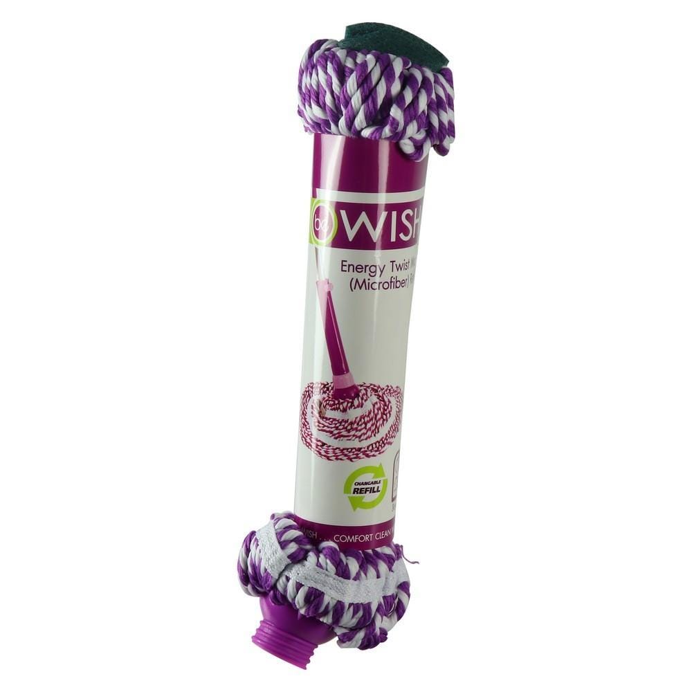 หัวม็อบบิดไมโครไฟเบอร์ BE WISH 4 นิ้ว สีม่วง