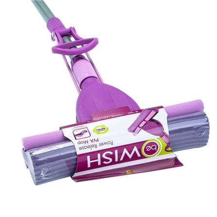 ไม้ม็อบฟองน้ำ PVA BE WISH เพาเวอร์ รีรีส 11 นิ้ว สีม่วง_2