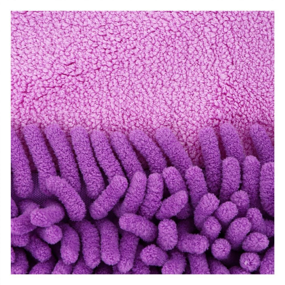 ผ้าม็อบดันฝุ่นไมโครไฟเบอร์ BE WISH DOUBLE CLEAN 15 นิ้ว สีม่วง