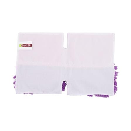 ผ้าม็อบดันฝุ่นไมโครไฟเบอร์ BE WISH DOUBLE CLEAN 15 นิ้ว สีม่วง_2