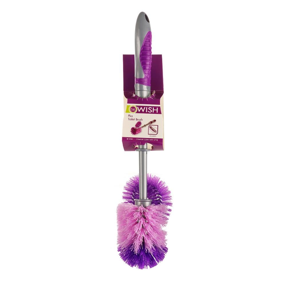แปรงไนลอนล้างสุขภัณฑ์ BE WISH PLUS สีม่วง