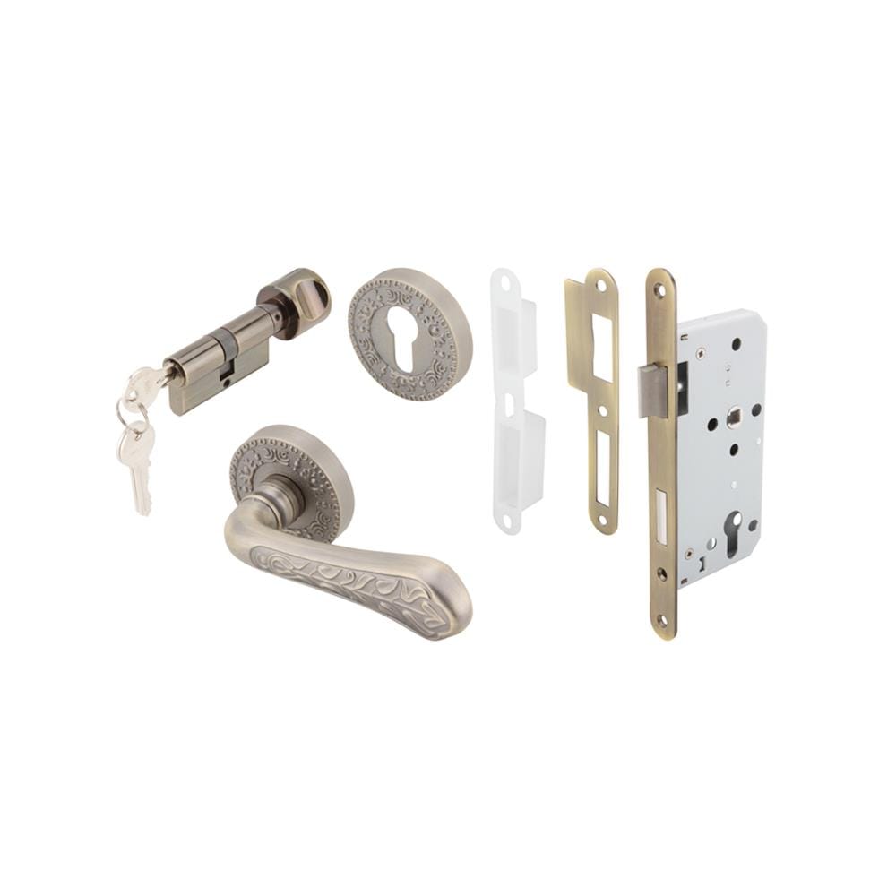 มือจับก้านโยกห้องทั่วไป MORTISE  HAFELE 499.62.412 สีทองเหลืองรมดำ