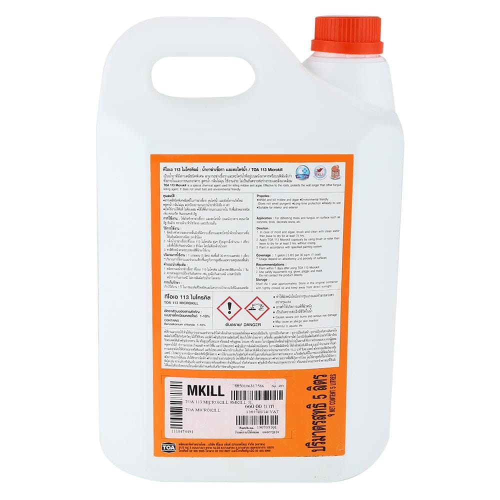 MOLD AND ALGAE REMOVER TOA 113 MICROKILL 5L