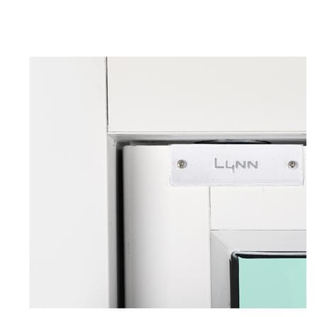 ประตูบานสวิงเดี่ยว อะลูมิเนียม LYNN X-SERIES 100x205 ซม. สีขาว_1