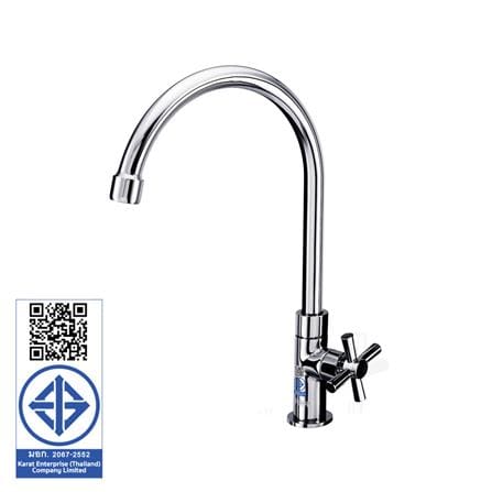 ก๊อกซิงค์เดี่ยวเคาน์เตอร์ KARAT FAUCET EC-01-511-50 สีโครม_2