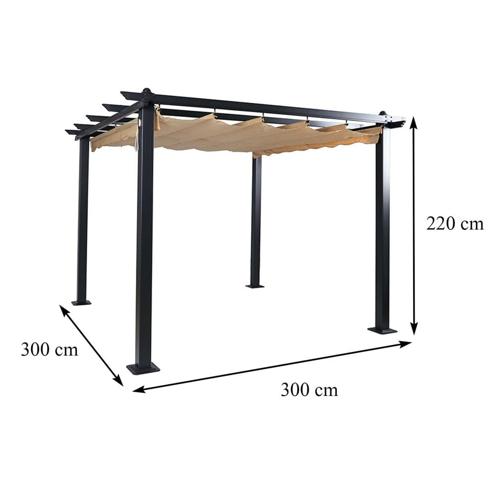 PERGOLA CANOPY SPRING #SP-3809 3X3M