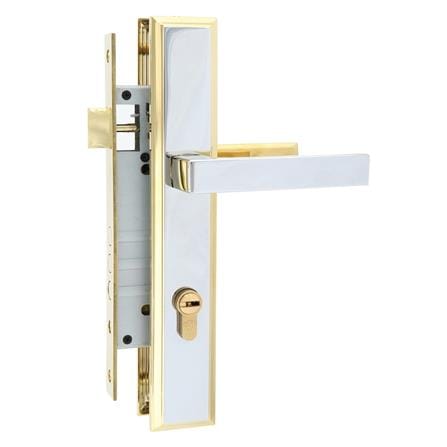 มือจับก้านโยกห้องทั่วไป MORTISE  MTL 2001 สีทองเงา_0