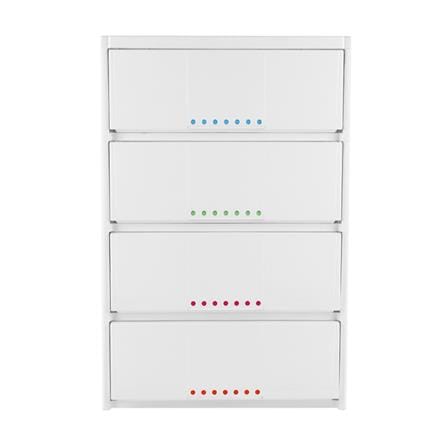 ตู้ลิ้นชัก 4 ชั้น STACKO 7DOT 61x46x92 ซม. สีขาว_1