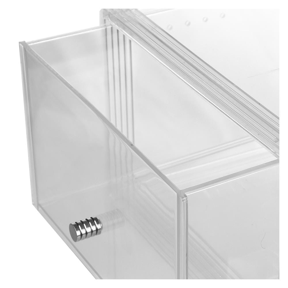 กล่องรองเท้าหมุดเงิน BOX BOX 995R 25x33.3x16.5 ซม. สีใส