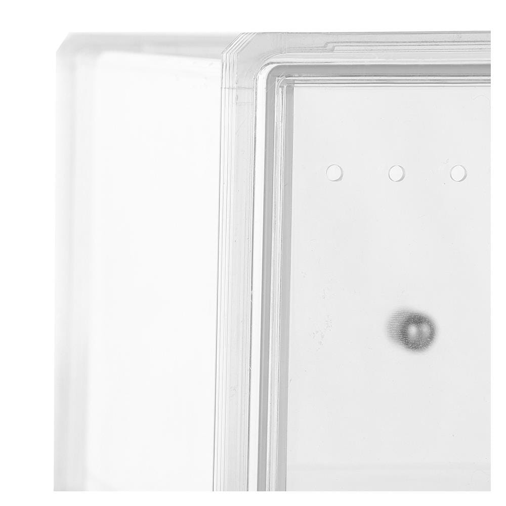 กล่องรองเท้าหมุดเงิน BOX BOX 995R 25x33.3x16.5 ซม. สีใส