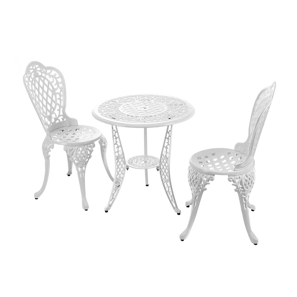 ชุดสนามอัลลอยด์ 2 ที่นั่ง SPRING DIAMOND สีขาว_0