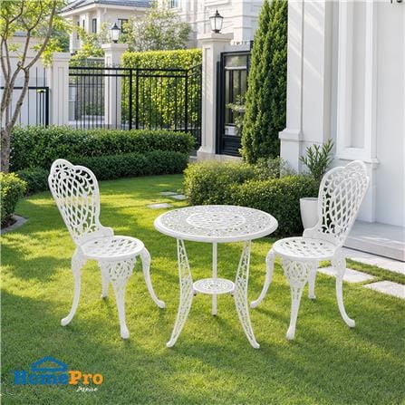 ชุดสนามอัลลอยด์ 2 ที่นั่ง SPRING DIAMOND สีขาว_7