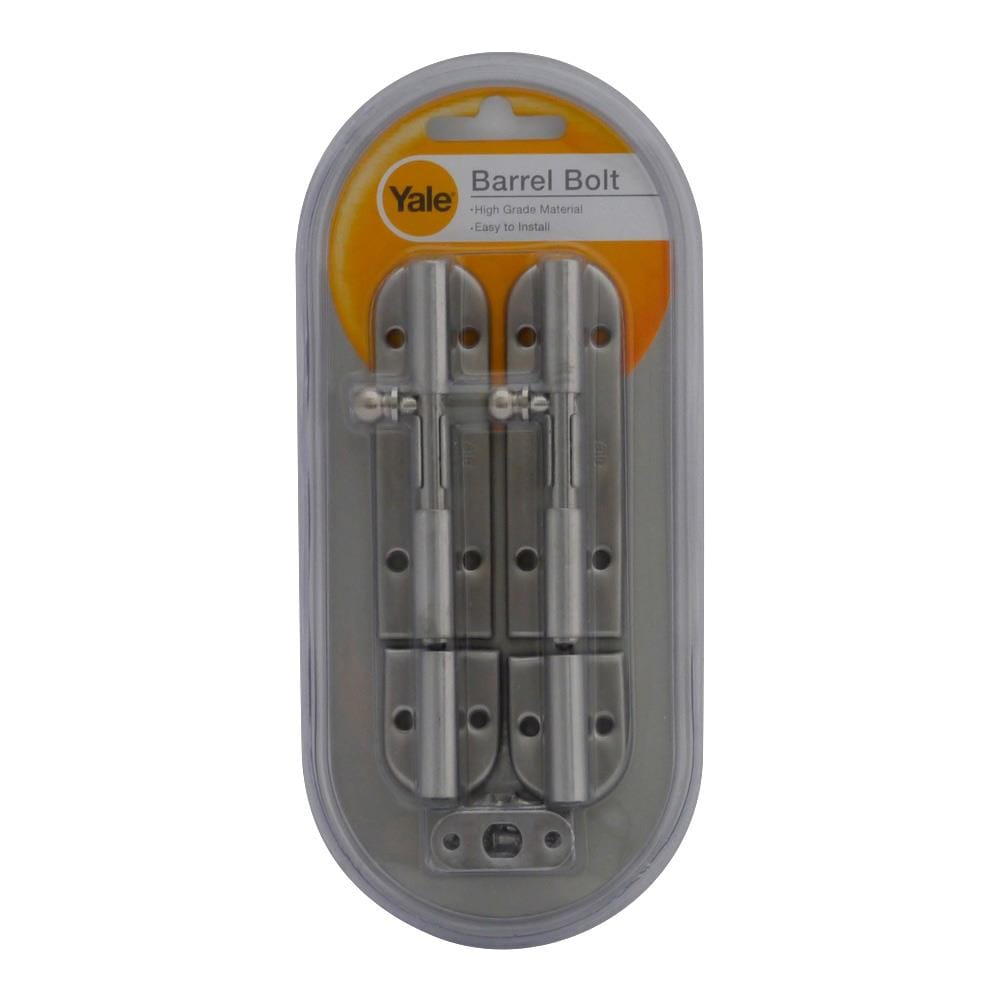 กลอนทั่วไป YALE BA90704 4 นิ้ว สีสเตนเลส (แพ็ก 2 ชิ้น)
