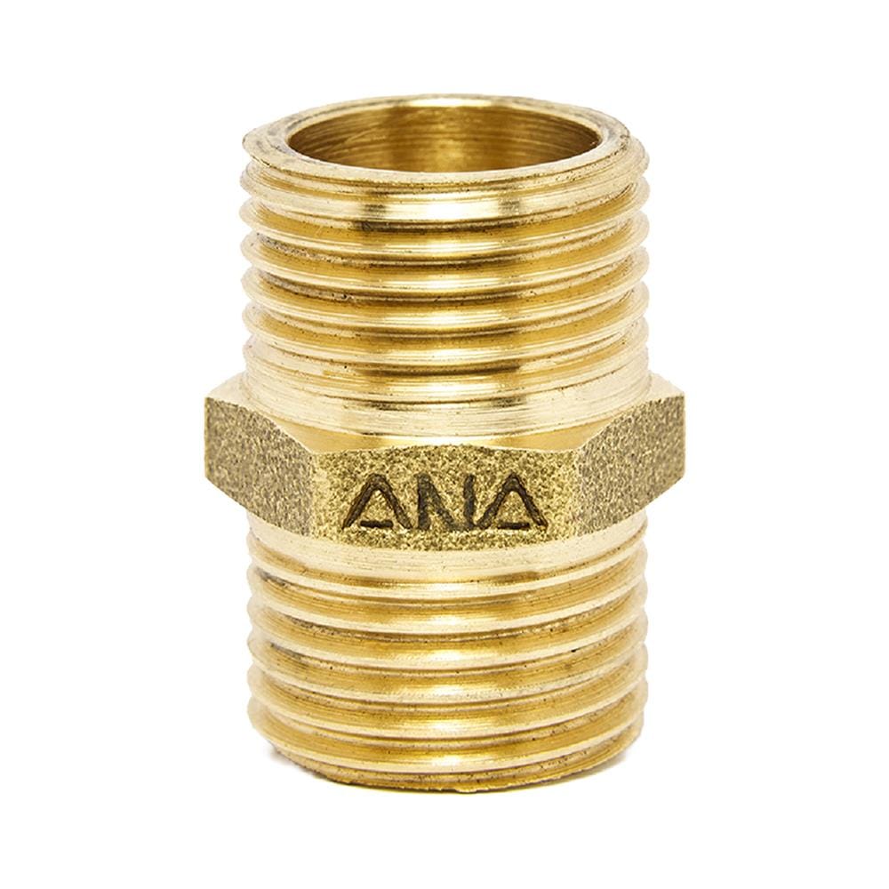 นิปเปิ้ลทองเหลือง เกลียวนอก ANA 1/2 นิ้ว
