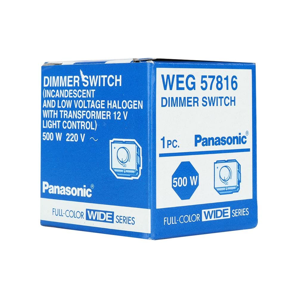 สวิตช์หรี่ไฟ PANASONIC WEG57816 500 วัตต์ สีขาว