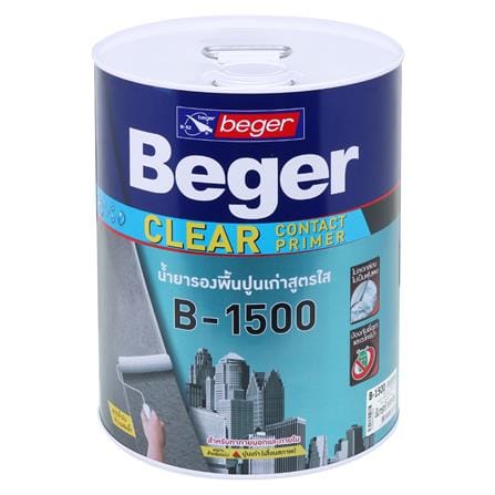 สีรองพื้นปูนเก่า BEGER CLEAR CONTACT PRIMER B-1500 5 แกลลอน_0