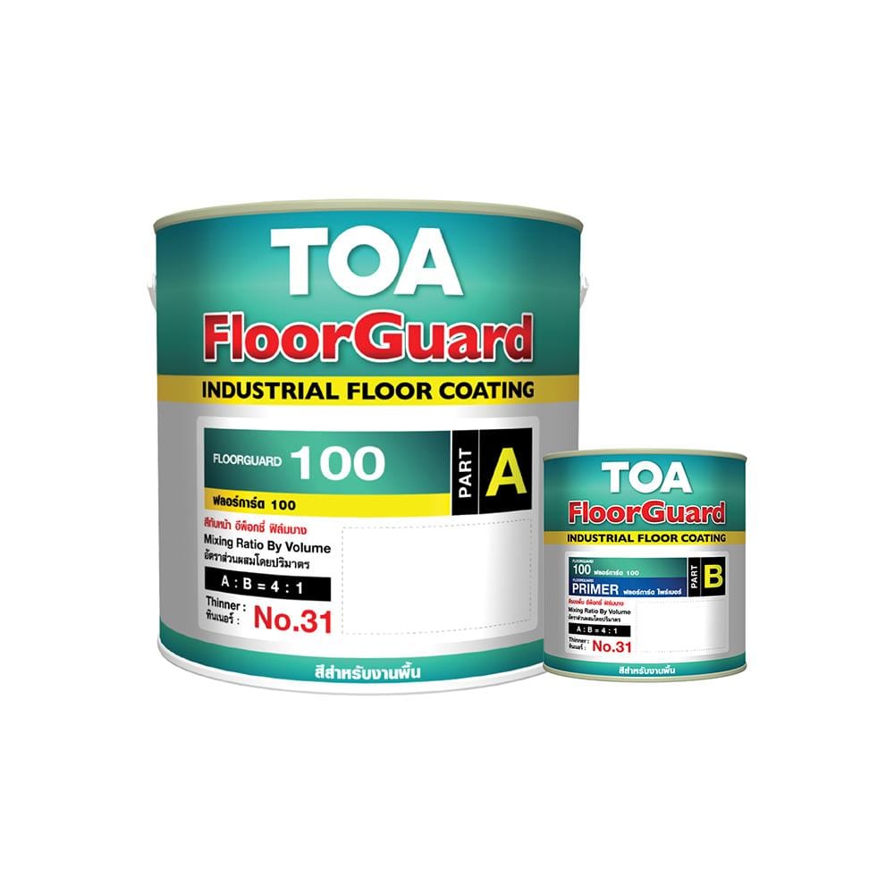 สีรองพื้นงานอุตสาหกรรม TOA FLOOR GUARD 1 แกลลอน