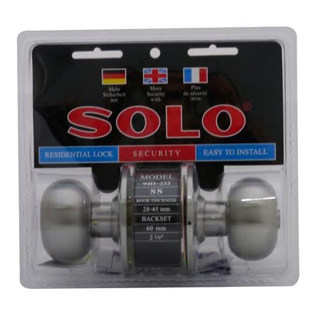 ชุดลูกบิดประตู หัวจัน SOLO 94D-222SS สีสเตนเลส