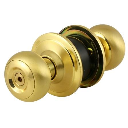 ลูกบิดประตู หัวจัน SOLO 6800SB/PB สีทอง/สเตนเลส_0