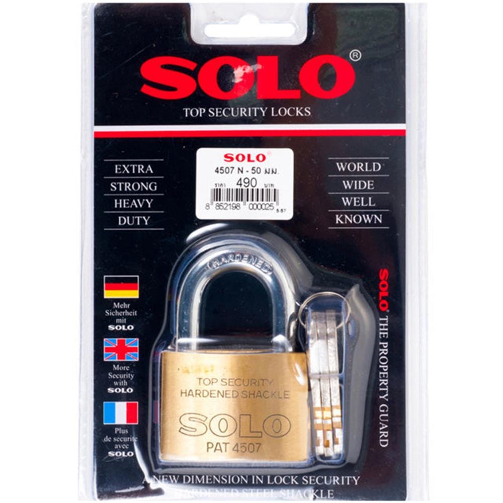 กุญแจลูกปืน SOLO 4507N50 50 มม.