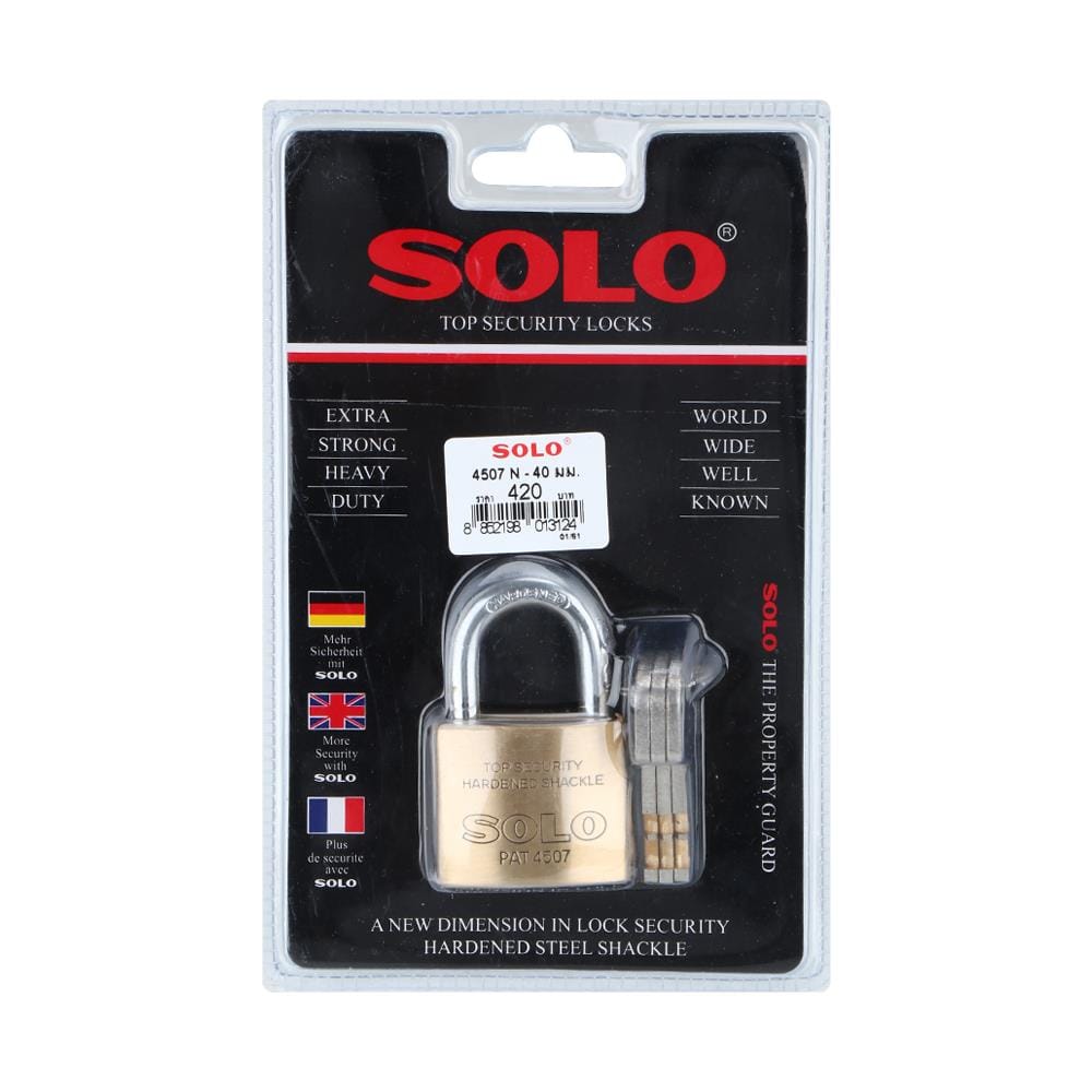 กุญแจลูกปืน SOLO 4507N40 40 มม.