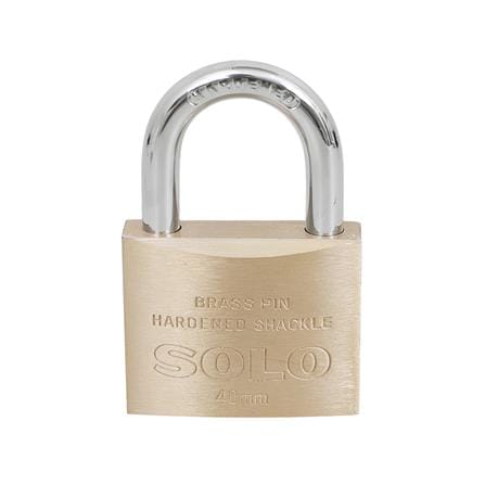 กุญแจสปริง SOLO 84-40 40 มม. สีทองเหลืองขัดเงา_1