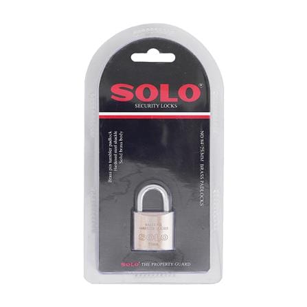 กุญแจสปริง SOLO 84-25 25 มม. สีทองเหลืองขัดเงา_2