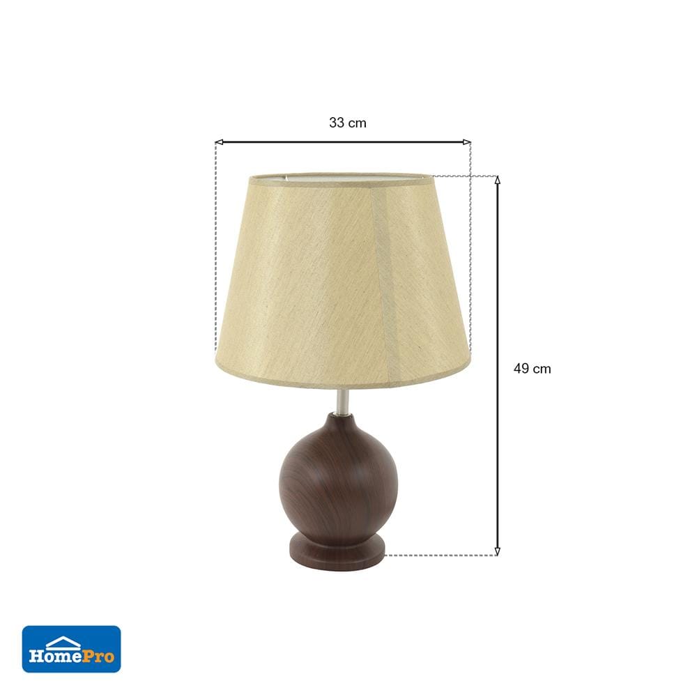 ไฟตั้งโต๊ะ CARINI METAL66039 FABRIC สีครีม/น้ำตาล