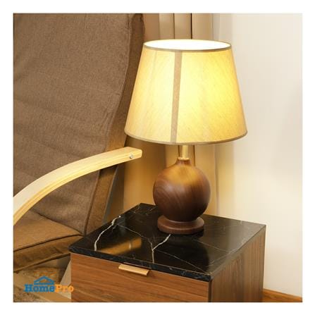 ไฟตั้งโต๊ะ CARINI METAL66039 FABRIC สีครีม/น้ำตาล_3