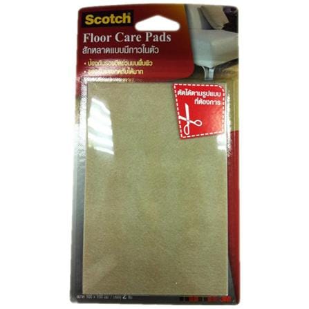 SQUARE FELT PAD 3M DIY 100x150MM BEIGE 2EA