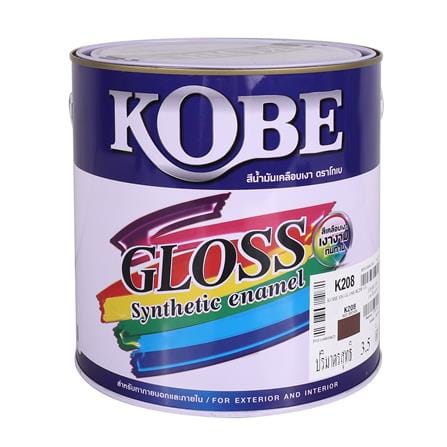 สีน้ำมัน TOA KOBE K208 สีน้ำตาล เงา 1 แกลลอน_0