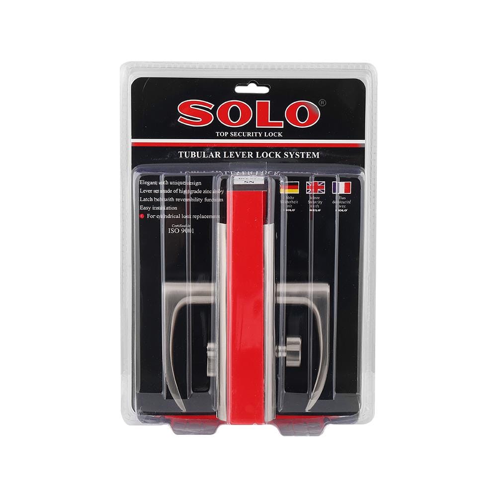 มือจับก้านโยกห้องทั่วไป MORTISE  SOLO EX810 สีสเตนเลส