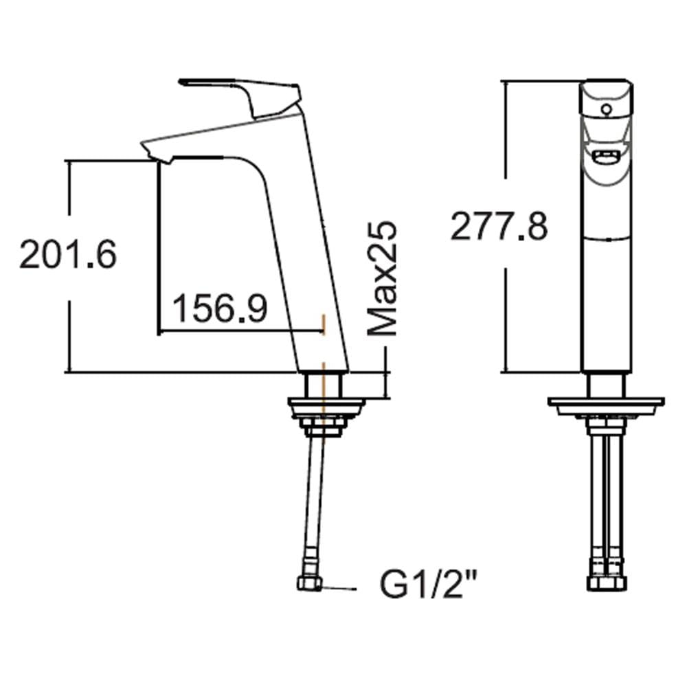 ก๊อกอ่างล้างหน้าผสม AMERICAN STANDARD A-0303-110B