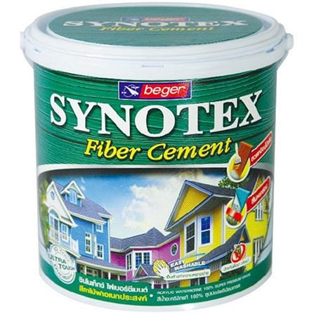 สีทาพื้นไม้ไฟเบอร์ซีเมนต์ BEGER SYNOTEX M-7104 สีไม้ประดู่ ด้าน 1 แกลลอน