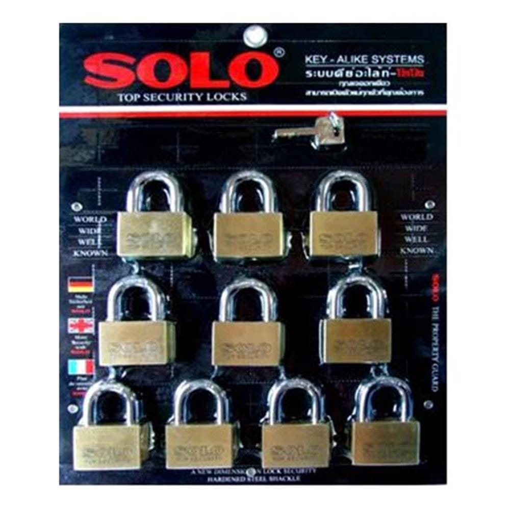 กุญแจคีย์อะไลก์ SOLO 4507SQ40/10 40 มม. แพ็ก 10 ชิ้น
