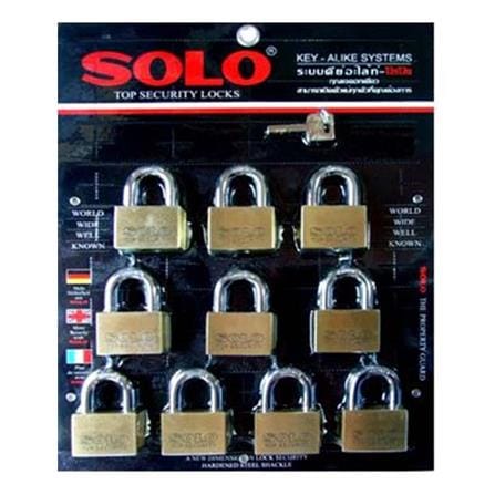 กุญแจคีย์อะไลก์ SOLO 4507SQ40/10 40 มม. แพ็ก 10 ชิ้น