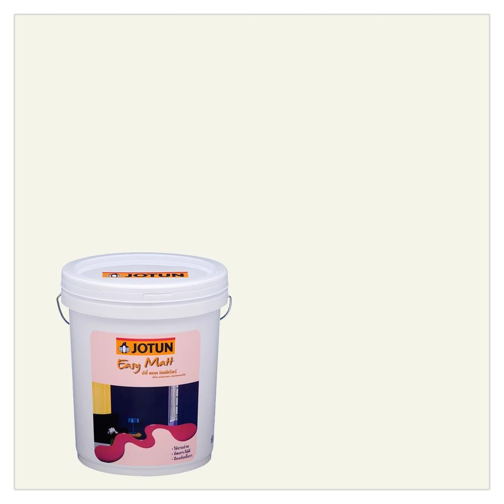 สีน้ำทาภายใน JOTUN EASY MATT สีขาว #00 ด้าน 18 ลิตร