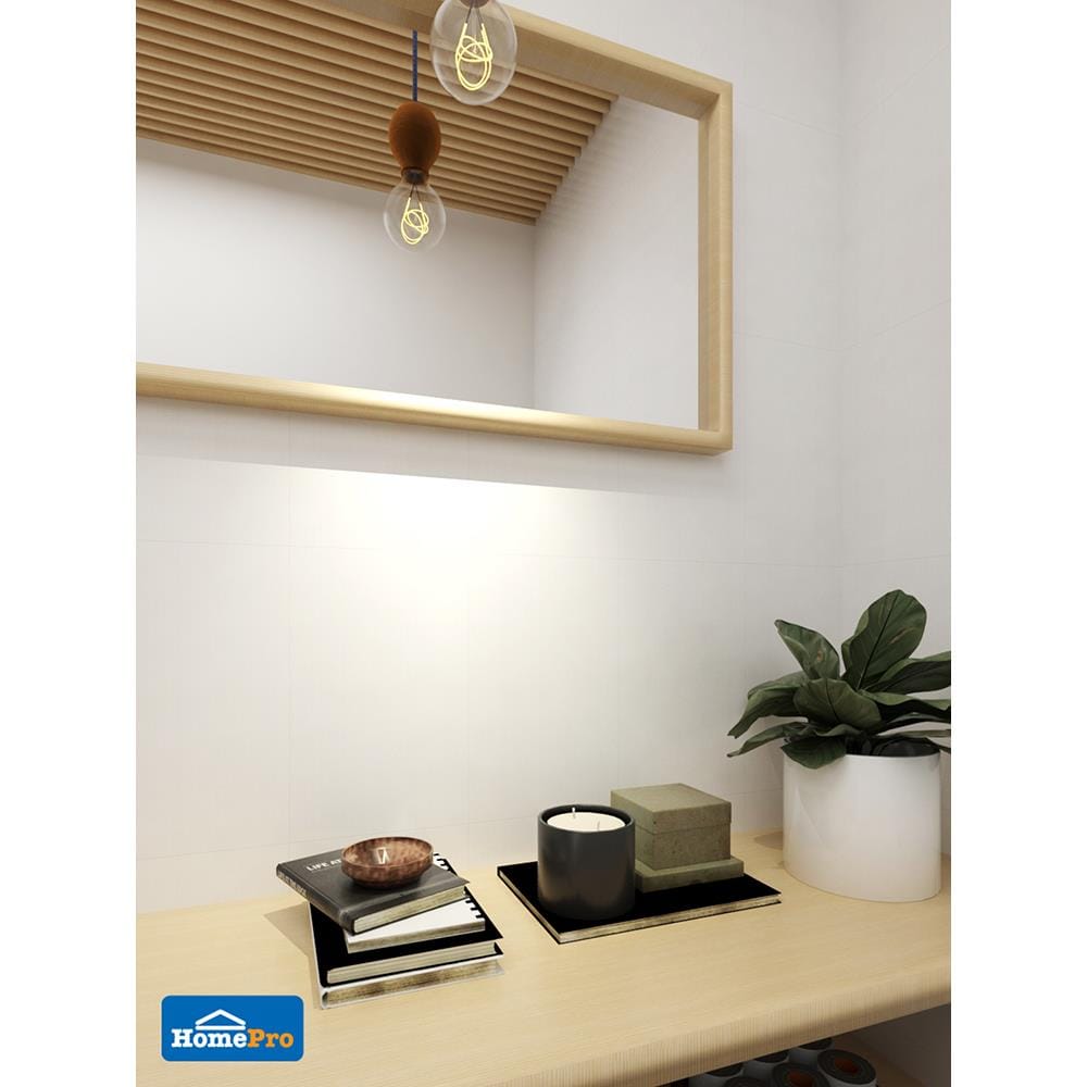 กระเบื้องผนัง 25x40 ซม. TARA ชาวเวอร์ ขาว 1 ตร.ม.