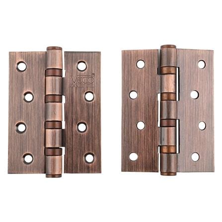 บานพับ 4x3 นิ้ว x 3 มม. VECO 433-14 4BB สีทองแดงรมดำ (แพ็ก 2 ชิ้น)