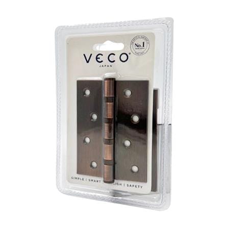 บานพับ 4X3 นิ้ว X 2 มม. VECO 432-11 4BB สีทองแดงรมดำ (แพ็ก 2 ชิ้น)_2