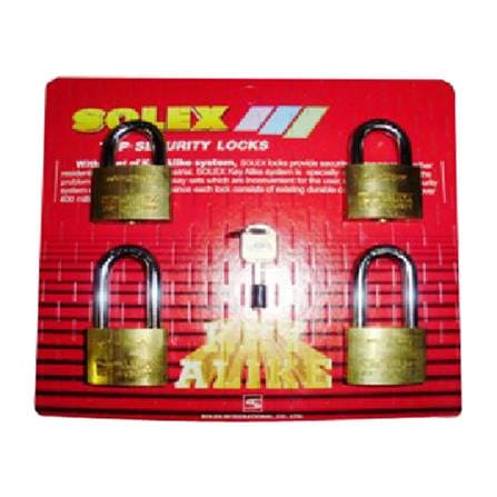 กุญแจคีย์อะไลท์ SOLEXMACH250 50 มม. 4 ตัว/ชุด