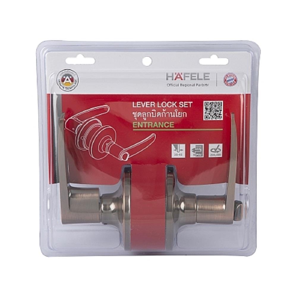 มือจับก้านโยก HAFELE 489.10.783 สีทองแดงรมดำ
