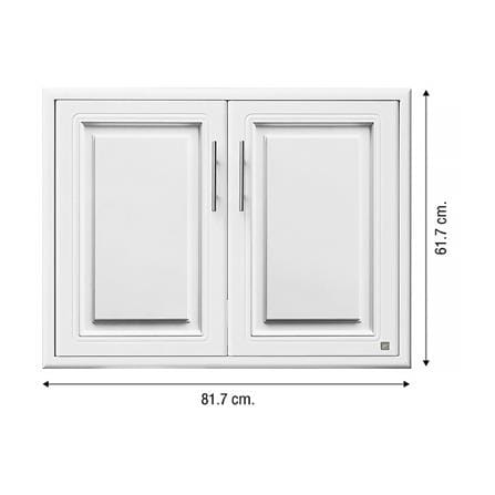 บานใต้เตา KING PLAT-PEARL 81.5x61.5 ซม. สีขาว_1