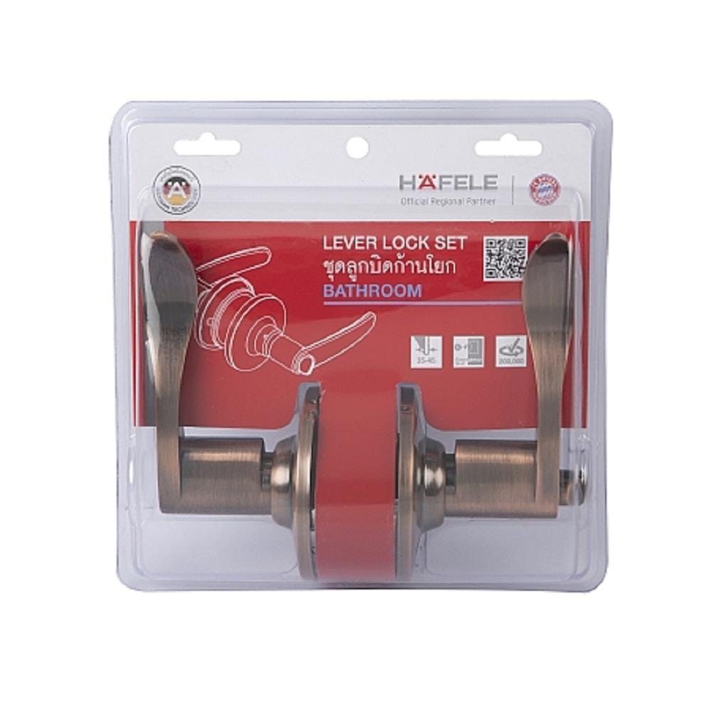 มือจับก้านโยก ห้องน้ำ HAFELE 489.10.803 สีทองแดงรมดำ