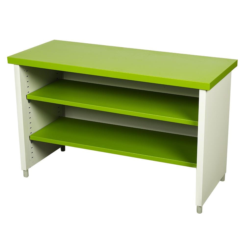 โต๊ะทำงานเหล็ก LUCKY WORLD KDS-120-GG 120 ซม. สีเขียว