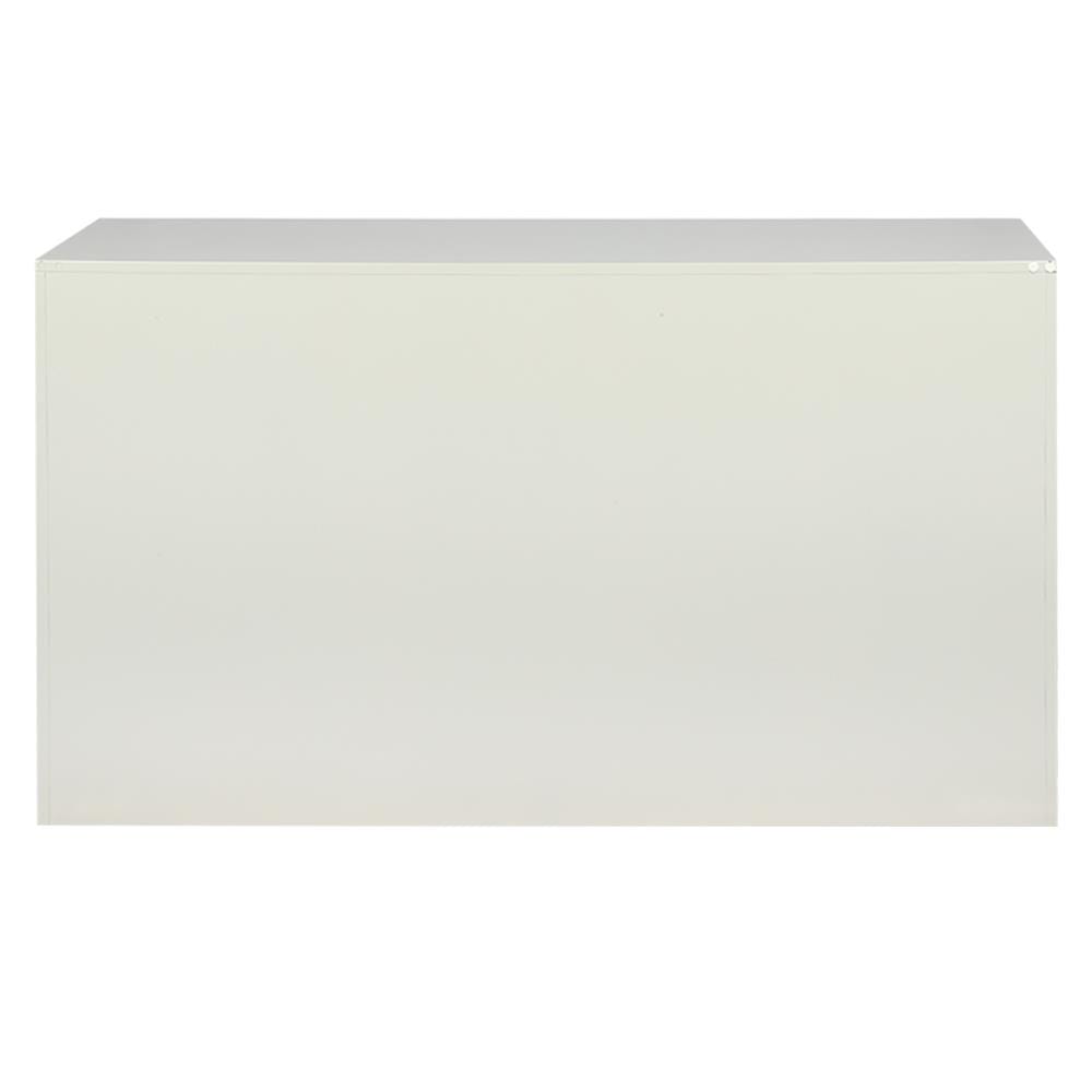ตู้เหล็กบานเลื่อนทึบ LUCKY WORLD KSS-150-TG สีเทาทราย