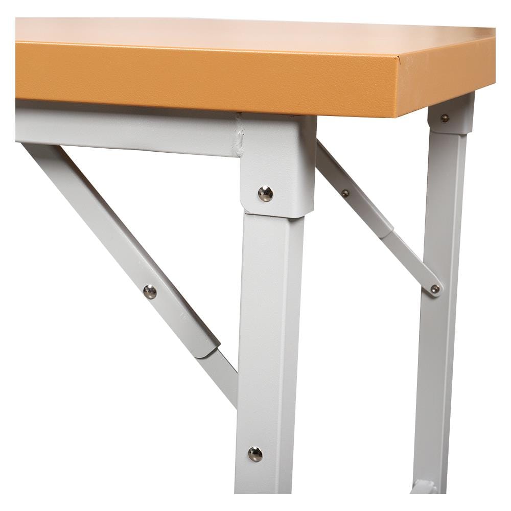 โต๊ะอเนกประสงค์เหลี่ยม LUCKY WORLD FGS-60180-EG 180 ซม. สีน้ำตาล
